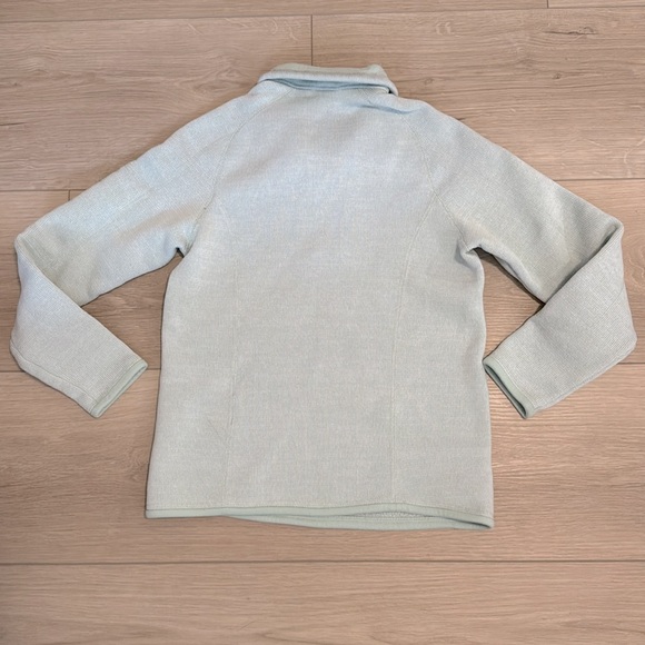 Patagonia Kids Teal Half Zip Up Sweater Size Medium - Picture 4 of 4